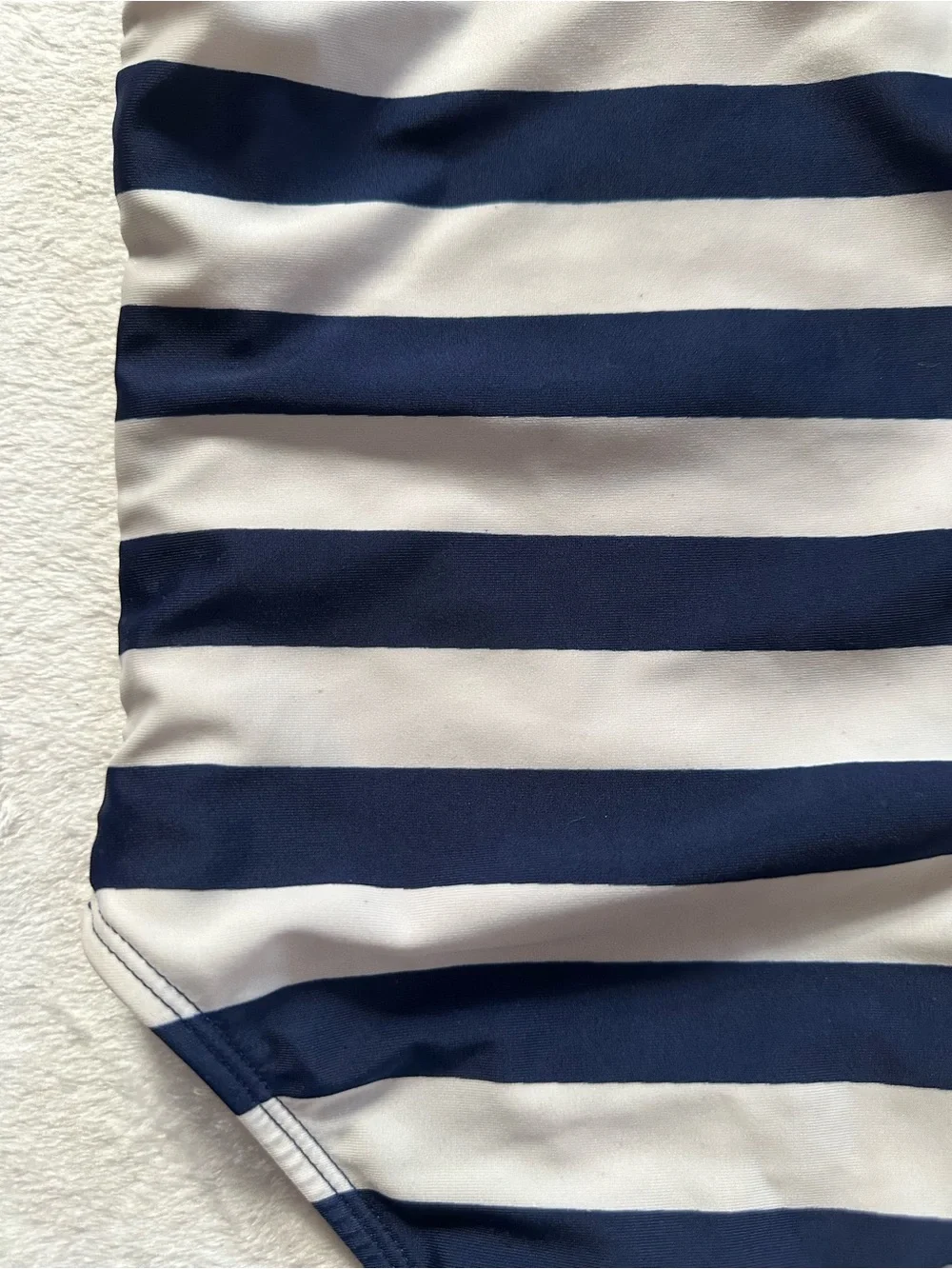 Cat & Jack Striped One Piece Swimsuit in Navy White Toddler Girls Size 4T